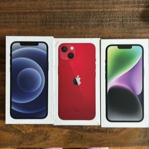 iPhone 12, 13 & 14 empty boxes